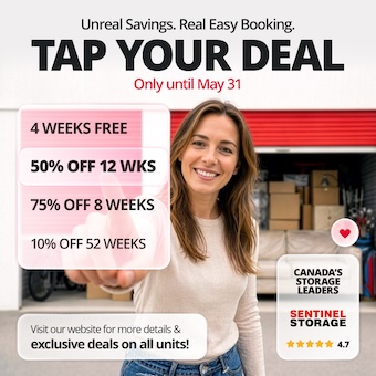 Sentinel Storage - self serve Promotion